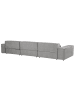 Beliani Modulsofa HELLNAR in Grau - (W) 364 x (H) 70 x (L) 176 cm rechtsseitig