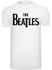 F4NT4STIC T-Shirt The Beatles Band Drop T Logo Black in weiß