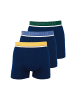 Schiesser Schiesser Boxershorts 3 Pack Unterhosen Shorts in blau