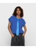 10Days Balloon Hairy Knit Top in Ultramarine