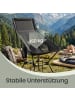 SONGMICS Campingstuhl Sandy in Schwarz - (B)56 x (H)97 x (T)58 cm
