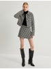 KOTON Blazer in Schwarz Karomuster