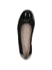 Caprice Ballerina in BLACK SUEDE