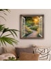 OnlyWow Leinwand Bilder Hellgelb