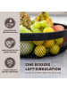 eluno Obstkorb 2in1 im Mesh-Design ca. 30 x 9,7 cm (ø/H)