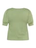 KAFFE curve T-Shirt kurzarm KCsissy Tight fit in Oil Green