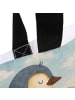 Mr. & Mrs. Panda Tote Bag Pinguin Buch Design mit Spruch in Weiß