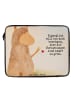 Mr. & Mrs. Panda Notebook Tasche Alpaka Fahne Design mit Spruch in Weiß