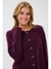 CULTURE Strickjacke CUosana Regular fit in Winetasting Melange