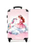 NoBoringSuitCases Suitcase, Handgepäck, Koffer, Trolley, Reisekoffer Rosa Einhorn- und