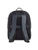 DuDu Casablanca Daypack Leder 40 cm Laptopfach navy