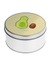 Mr. & Mrs. Panda Blechdose Avocado Kern rollt ohne Spruch in Gelb Pastell