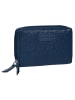 Bruno Banani Geldbörse echt Leder in blau