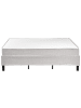 Beliani Doppelbett COUNTESS in Grau/Braun - (W) 181 x (H) 53 x (L) 201 cm