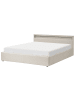 Beliani Doppelbett ARMELLE in Beige - (W) 188 x (H) 83 x (L) 216 cm