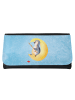 Mr. & Mrs. Panda Portemonnaie für Damen Pinguin Mond ohne Spruch in Eisblau
