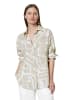 Marc O'Polo Bedruckte Leinenbluse regular in multi/ linen beige