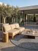 KADIMA DESIGN Outdoor-Teppich Abstrakt pflegeleicht Balkon Terrasse Outdoor in Anthrazit