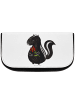Mr. & Mrs. Panda Kosmetiktasche Stinktier Blume ohne Spruch in Weiß