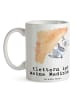 Mr. & Mrs. Panda Kaffeetasse Panda Klettern mit Spruch in Weiß