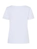 More & More stretchiges Cotton-Kurzarmshirt "Sun" in white