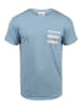 Redefined Rebel Rundhalsshirt Maxton in blau