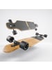 Apollo Twin Tip DT Fiberglas Longboard " Black Bali Power Slide " in holz/schwarz/weiß