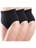 Yenita® 3er Set Seamless Form-Slip in schwarz