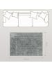 HOMCOM Teppich-150L x 80B x 1,5H cm-Dunkelgrau