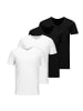 Jack & Jones T-Shirt 2er Pack in Schwarz/Weiß