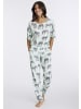 VIVANCE DREAMS Pyjama in mint-gemustert