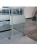 relaxdays 4x Türstopper in Holzoptik - ∅ 9,5 cm