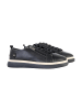 Divine Factory Alénoa Low-Top-Sneaker aus Leder Schwarz