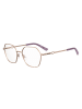 Love Moschino Frauen Optische Fassungen Trapezförmig Rose Gold