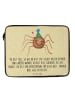 Mr. & Mrs. Panda Laptoptasche Spinne Agathe Party mit Spruch in Gelb Pastell