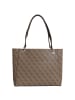 Guess Noelle II Tote - Shopper 35 cm (coal logo) in latte logo/braun