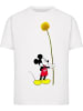 Merchcode T-Shirt "Mickey Flower Tee" in Weiß