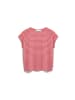 armedangels T-Shirt Slub Jersey Stripe in rot rosa