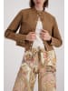 monari Verkürzte Trench Jacke aus feinem Material in mocca