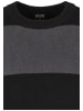 Urban Classics Urban Classics Herren Heavy Oversized Striped Sweatshirt in black/darkshadow