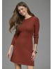 Laura Scott Strickkleid in rotbraun