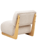 Beliani Sessel KOKKOLA in Beige/Braun - (W) 66 x (H) 71 x (L) 79 cm