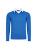 Cappuccino Italia Pullover Mock in Blau
