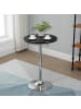 HOMCOM Bartisch-Ø61 x 70-90H cm-Schwarz