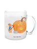 Mr. & Mrs. Panda Teetasse Kürbis Maus ohne Spruch in Transparent