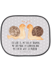 Mr. & Mrs. Panda Sonnenschutz Auto Schnecken Liebe mit Spruch in Grau Pastell