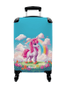 NoBoringSuitCases Suitcase, Koffer, Reisekoffer Einhorn rosa blau