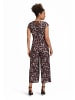 BETTY & CO Jumpsuit kurzarm in Brown/Nature