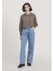 Hessnatur Strick Jacke Relaxed Cropped in camel