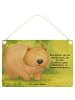 Mr. & Mrs. Panda Deko Schild Wombat Design mit Spruch in Weiß